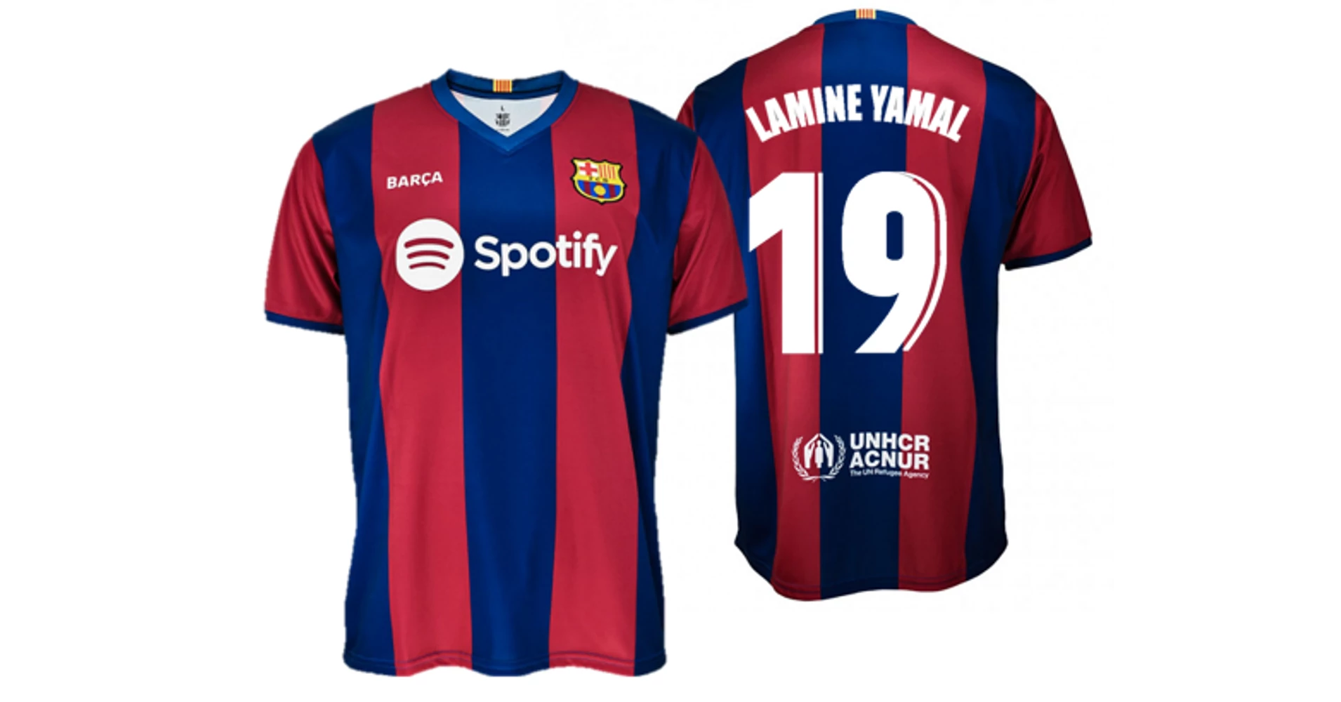 FC Barcelona 23-24 prémium hazai szurkolói mez, replika - Lamine Yamal - L